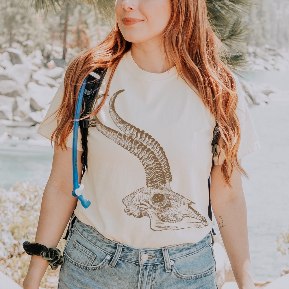 Surreal Skull Worm Graphic Tee Dark Art Illustration